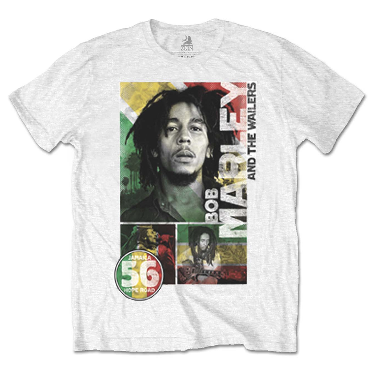 BOB MARLEY - T-SHIRT, 56 HOPE ROAD RASTA