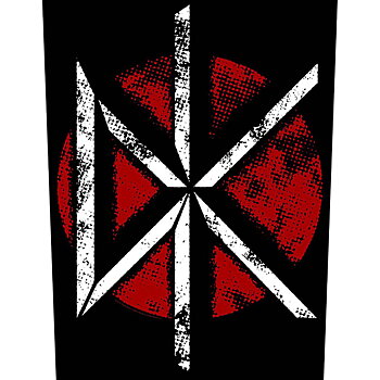DEAD KENNEDYS - BACK PATCH, VINTAGE DK LOGO