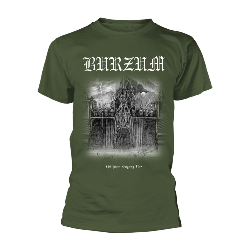BURZUM - T-SHIRT, DET SOM ENGANG VAR (GREEN)