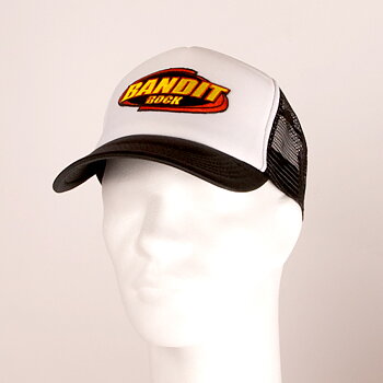 BANDIT - TRUCKER KEPS, LOGO (SVART/VIT)