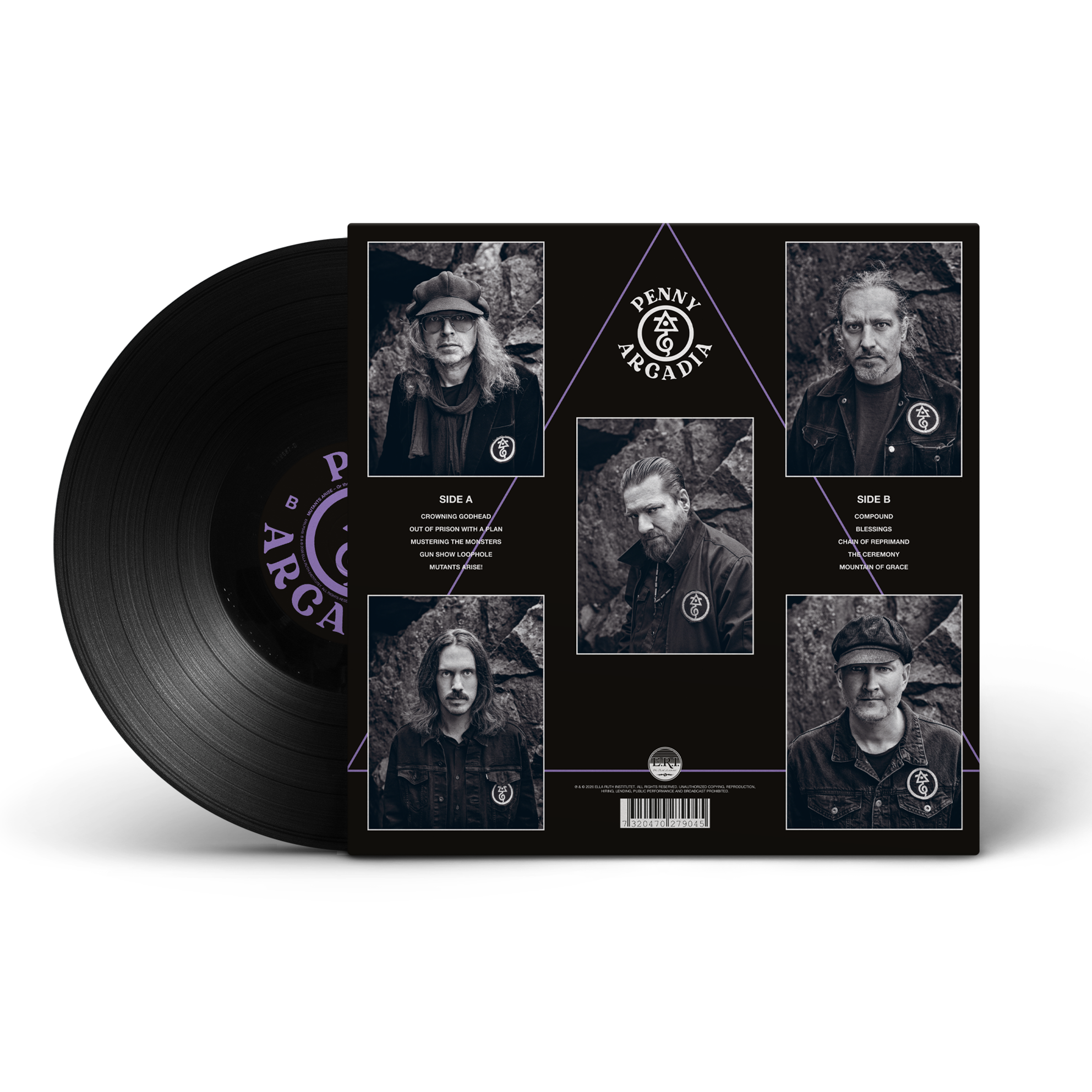 PENNY ARCADIA - MUTANTS ARISE! (BLACK VINYL LP) BUNDLE - 3