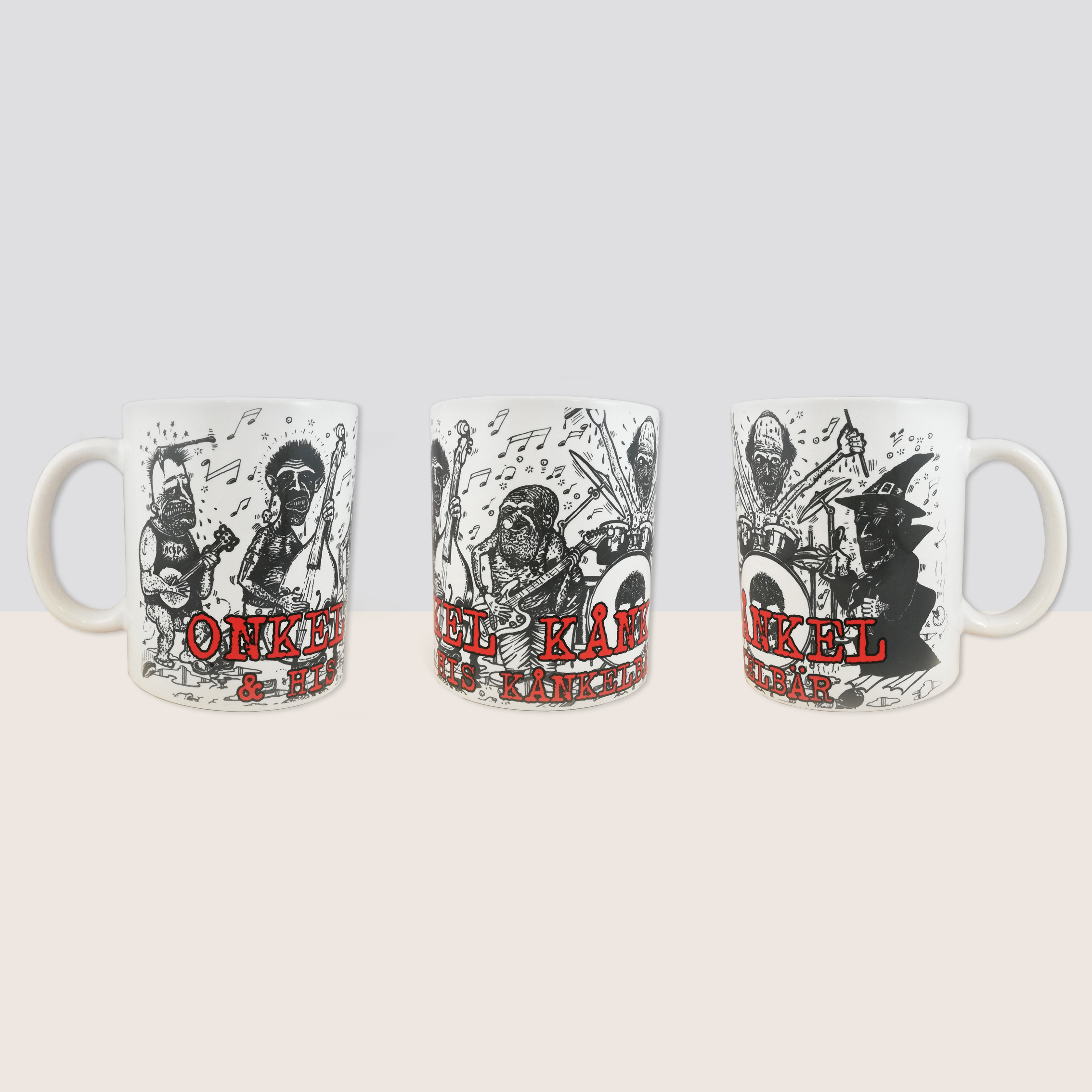 ONKEL KÅNKEL - MUG, BAND (2-PACK)