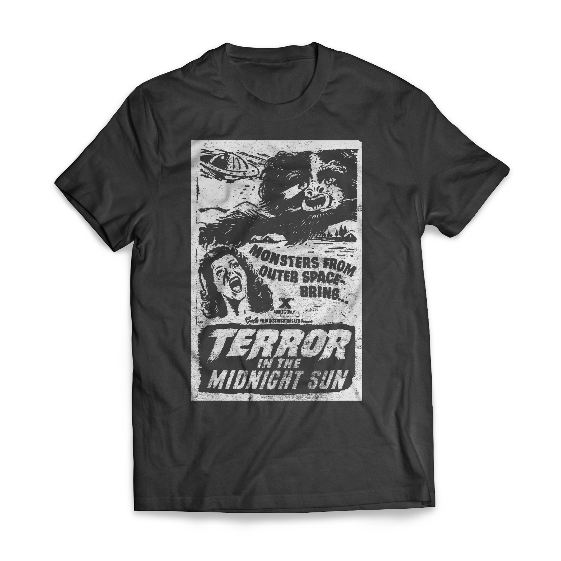 RYMDINVASION - T-SHIRT, TERROR IN THE MIDNIGHT SUN