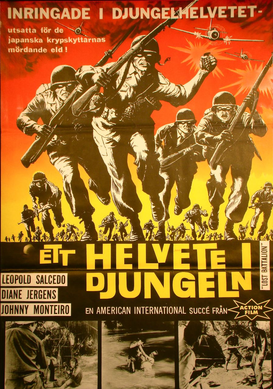 ETT HELVETE I DJUNGELN (POSTER)