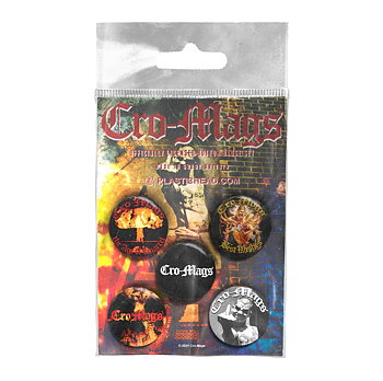 CRO-MAGS - BUTTON BADGE PACK, CRO-MAGS