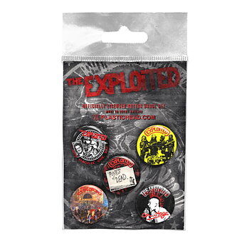 EXPLOITED, THE - BUTTON BADGE PACK 2, EXPLOITED
