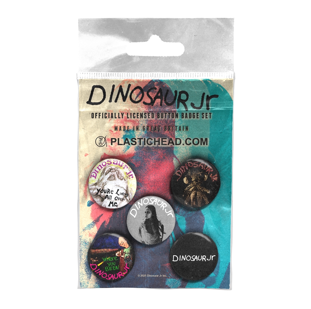 DINOSAUR JR - BUTTON BADGE PACK, DINOSAUR JR