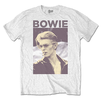 DAVID BOWIE - T-SHIRT, SMOKING