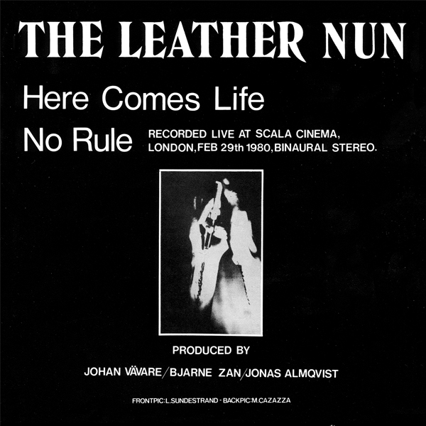LEATHER NUN - ENSAM I NATT, 7" VINYL RE-ISSUE - 2