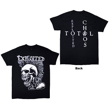 EXPLOITED, THE - T-SHIRT, MOHIKAN SKULL