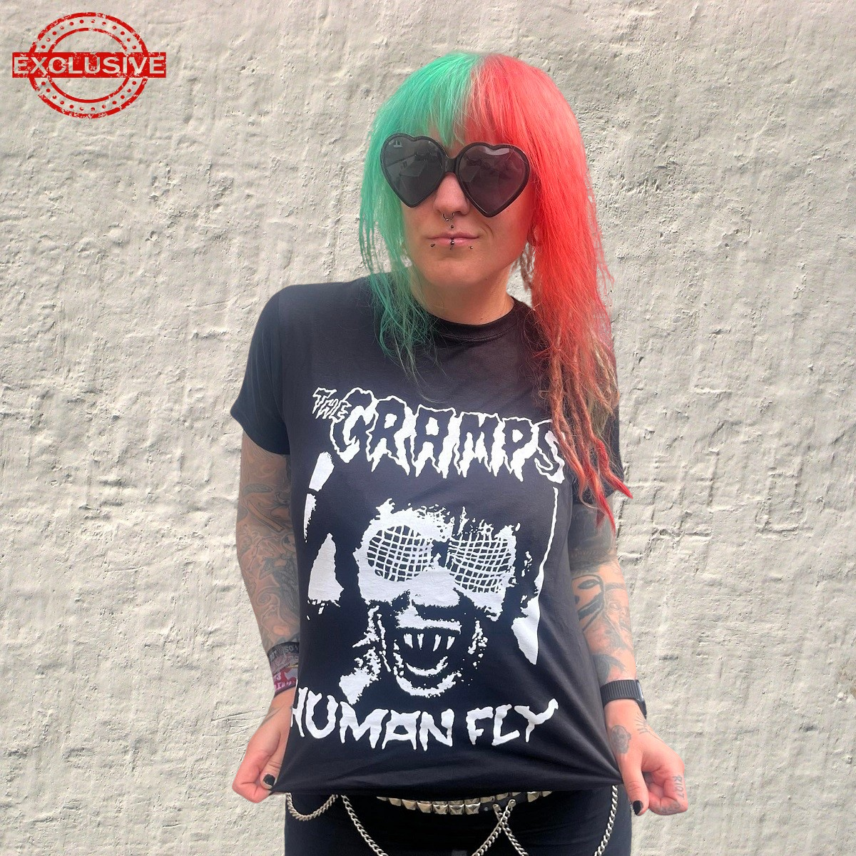 CRAMPS, THE - T-SHIRT, HUMAN FLY