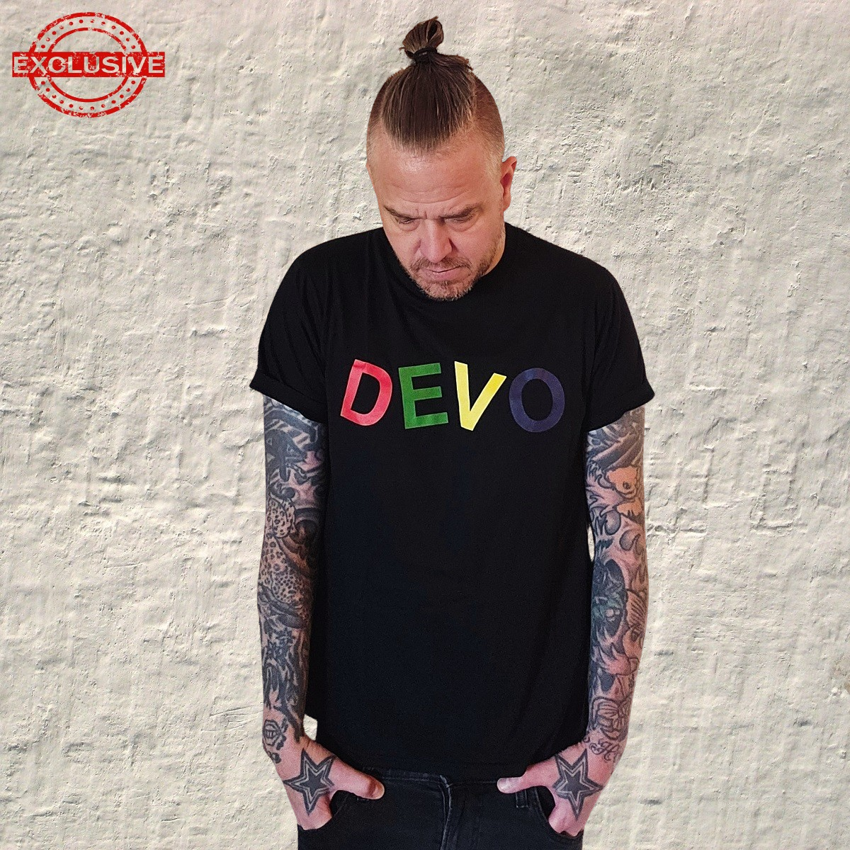 DEVO - T-SHIRT, LOGO