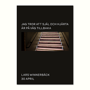 LARS WINNERBÄCK - POSTER, SJÄL OCH HJÄRTA, FRAKTFRI