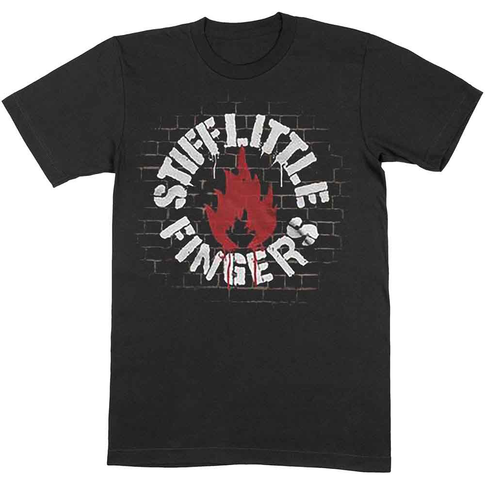 STIFF LITLE FINGERS - T-SHIRT, WALL - 4