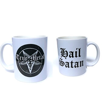 True Metal Brand - Mug, Hail Satan (2-pack)