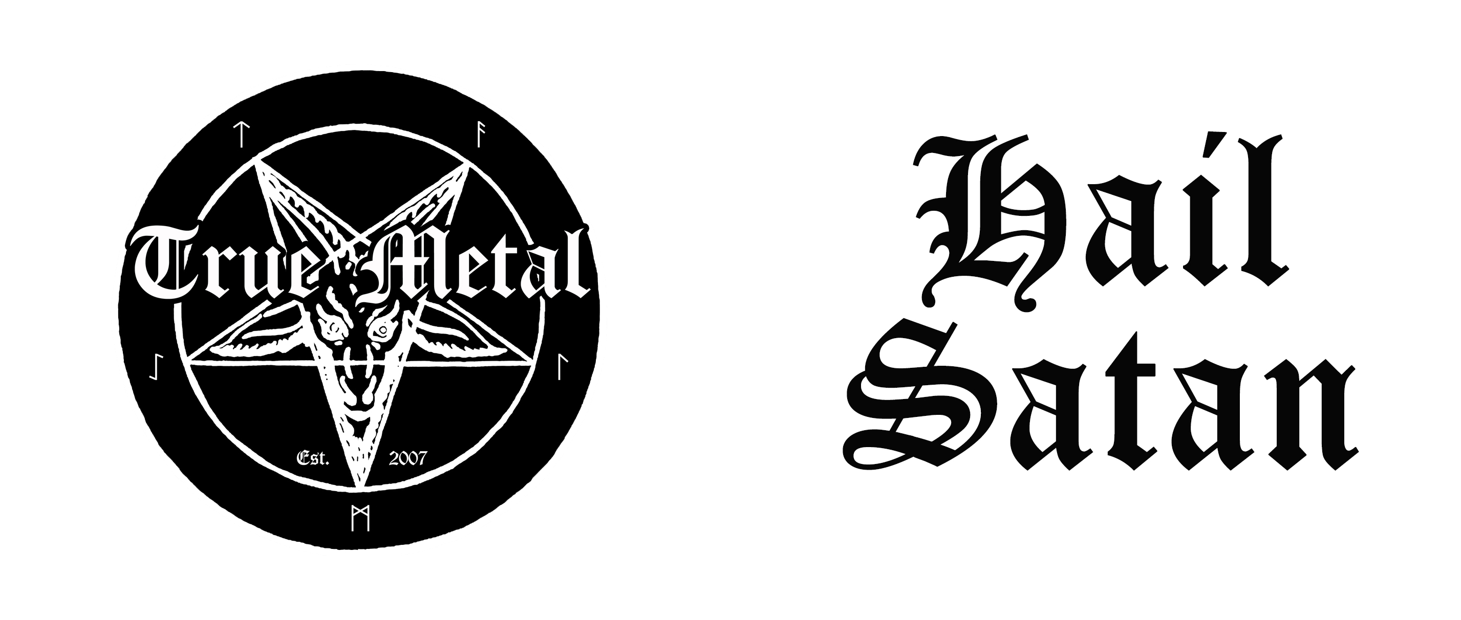 True Metal Brand - Mug, Hail Satan (2-pack) - 2