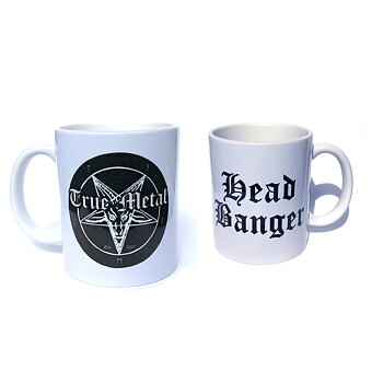 True Metal Brand - Mug, Head Banger (2-pack)