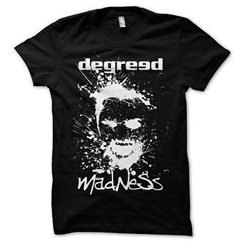 DEGREED - T-SHIRT, MADNESS (SVART)