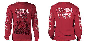 CANNIBAL CORPSE - LONG SLEEVE, PILE OF SKULLS 2018 (RED)