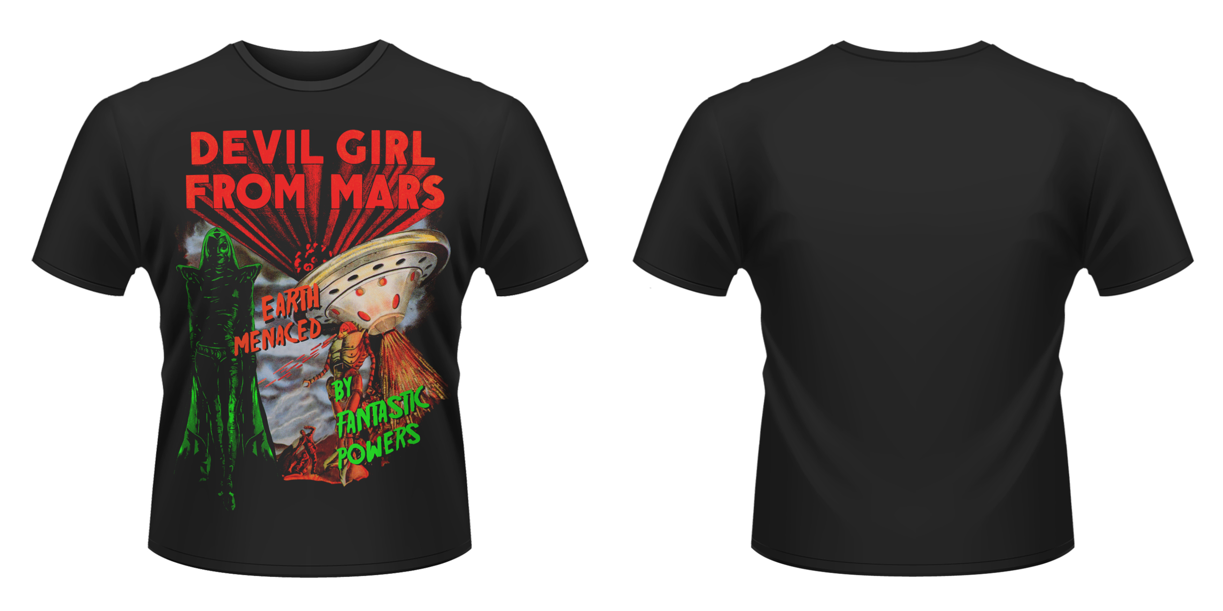 DEVIL GIRL FROM MARS - T-SHIRT, DEVIL GIRL FROM MARS