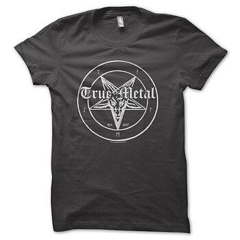 True Metal Brand - Vintage Washed Black T-shirt
