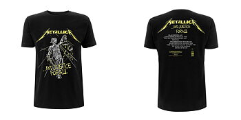 METALLICA - T-SHIRT, AND JUSTICE FOR ALL TRACKS