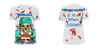 METALLICA - T-SHIRT, CRASH COURSE IN BRAIN SURGERY