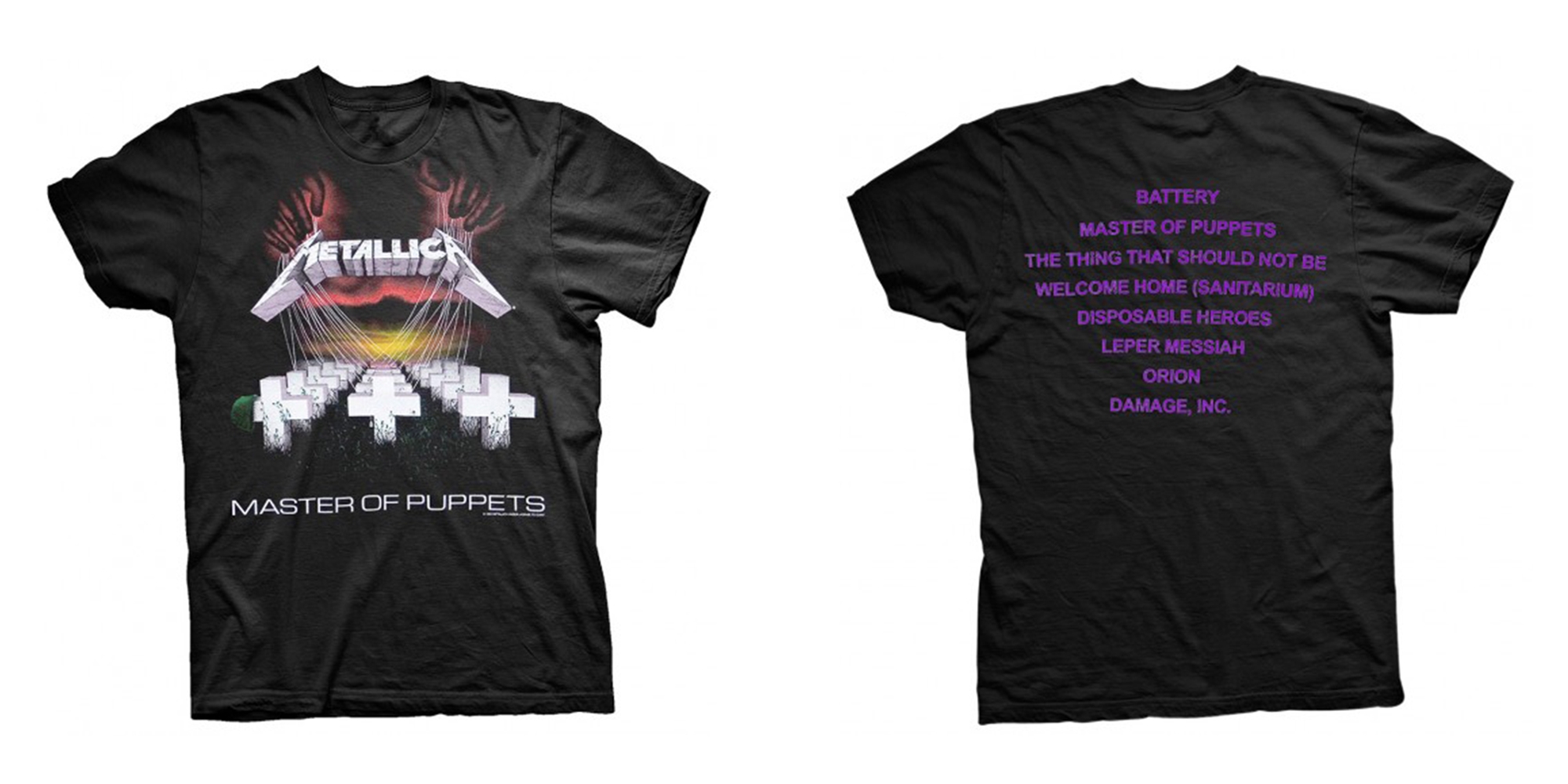 METALLICA - T-SHIRT, MASTER OF PUPPETS