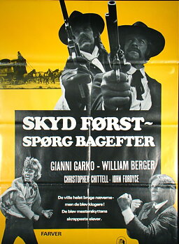 SKYD FØRST – SPØRG BAGEFTER (POSTER)