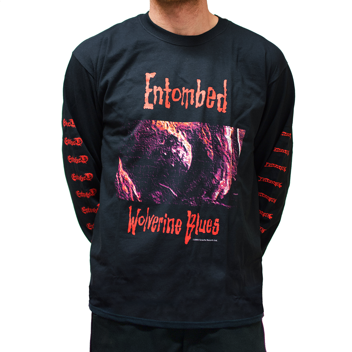 entombed wolverine blues shirt