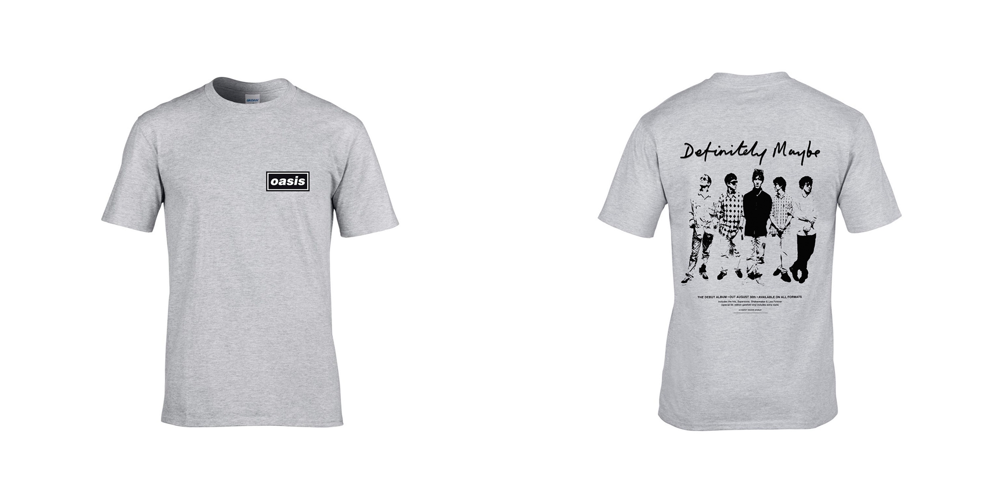 OASIS - T-SHIRT, DEFINITELY MAYBE PROMO