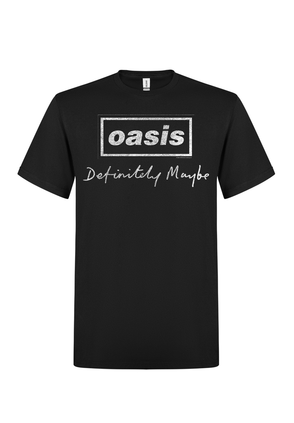 OASIS - T-SHIRT, DEFINITELY MAYBE SCRIPT