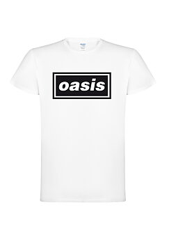 OASIS - T-SHIRT, DECCA LOGO (WHITE)