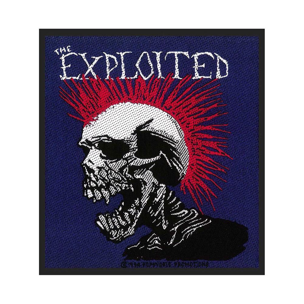 EXPLOITED, THE - PATCH, MOHICAN (LOOSE) - 2