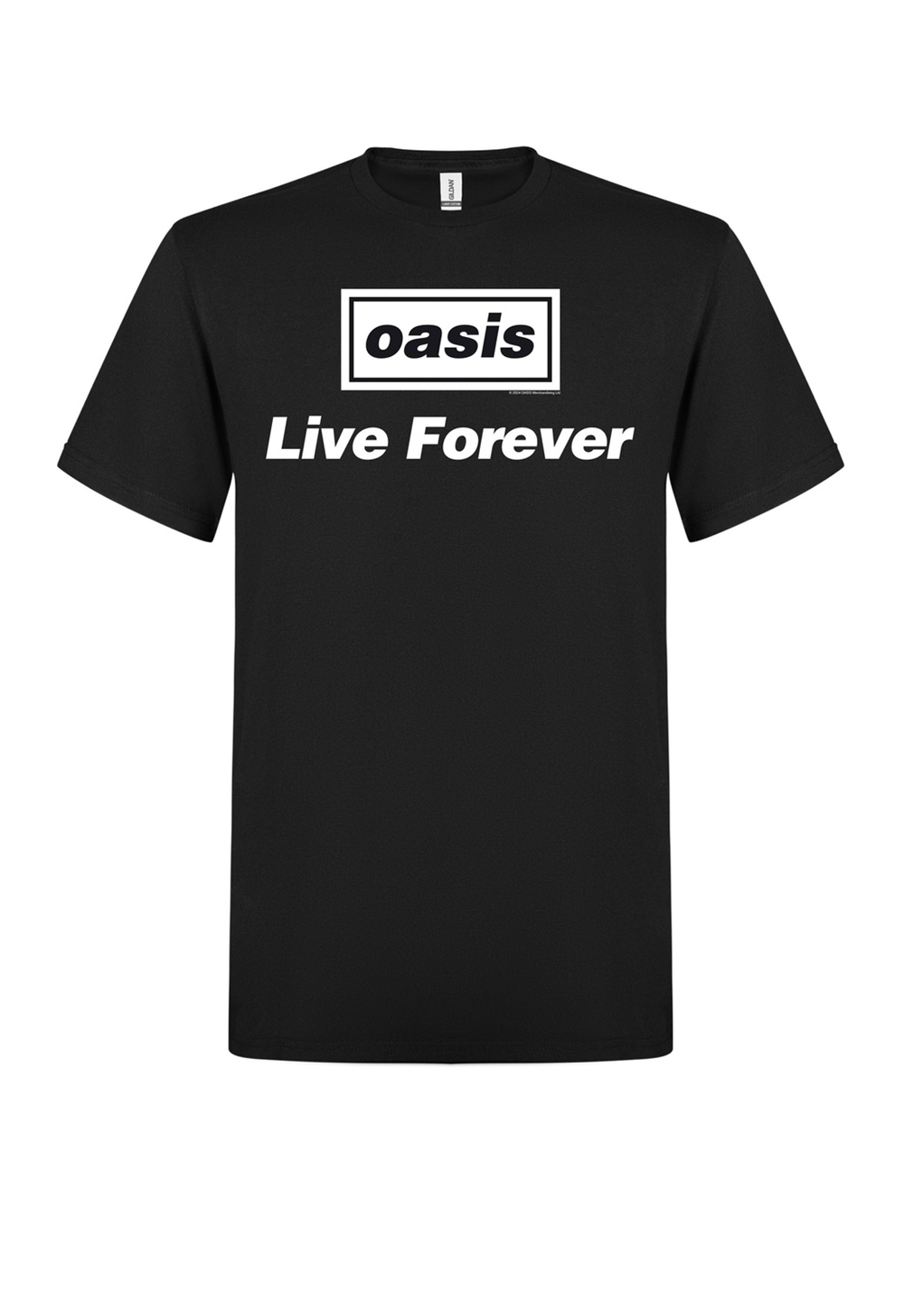 OASIS - T-SHIRT, LIVE FOREVER
