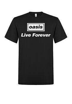 OASIS - T-SHIRT, LIVE FOREVER