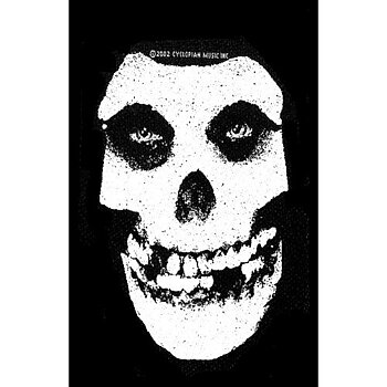 MISFITS - PATCH, WHITE SKULL (LOOSE)