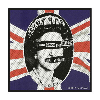 SEX PISTOLS - PATCH, GOD SAVE THE QUEEN (RETAIL PACK)