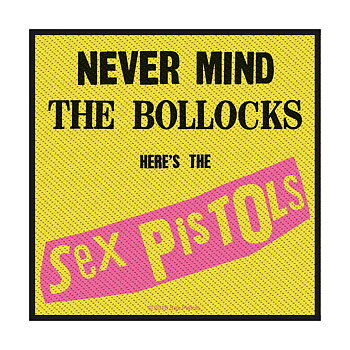 SEX PISTOLS - PATCH, NEVER MIND THE BOLLOCKS (RETAIL PACK)