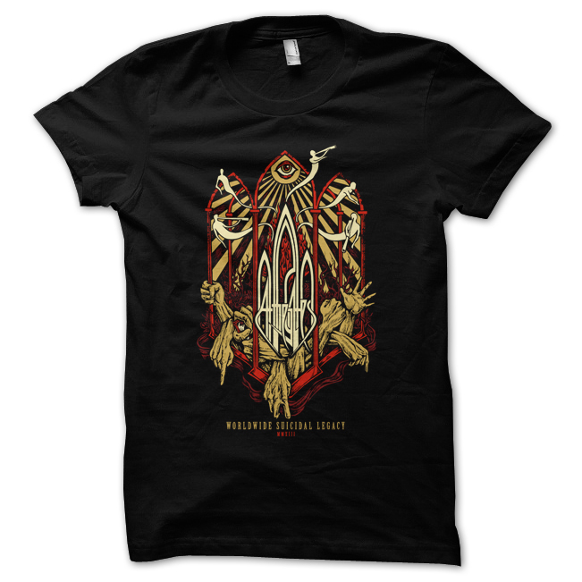 AT THE GATES - T-SHIRT, SUICIDAL LEGACY