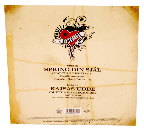 PERNILLA ANDERSSON - SPRING DIN SJÄL, 7" VINYL - 2