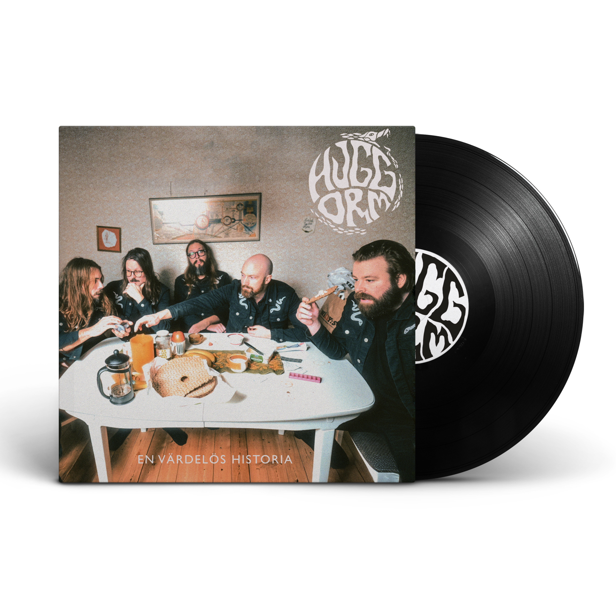 HUGGORM - EN VÄRDELÖS HISTORIA, BUNDLE (VINYL LP + T-SHIRT) SIGNERAD! - 3