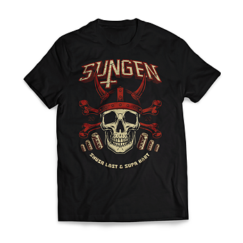 SUNGEN - T-SHIRT, SNUSA LÖST & SUPA HÅRT