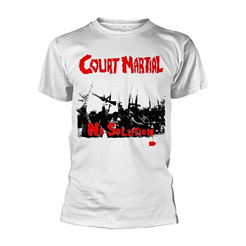 COURT MARTIAL - T-SHIRT, NO SOLUTION (WHITE)