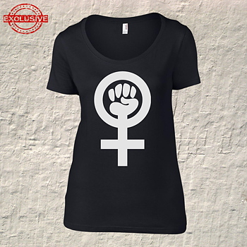FEMINIST - T-SHIRT, DAM