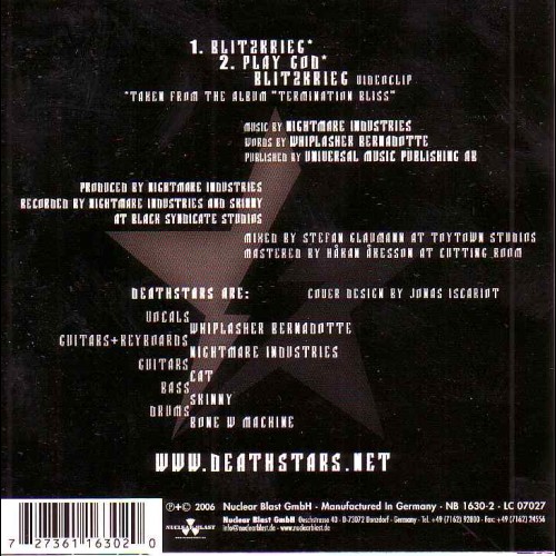 DEATHSTARS - BLITZKRIEG (CDS) - 2