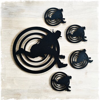 DREGEN - COASTERS & TRIVET BUNDLE