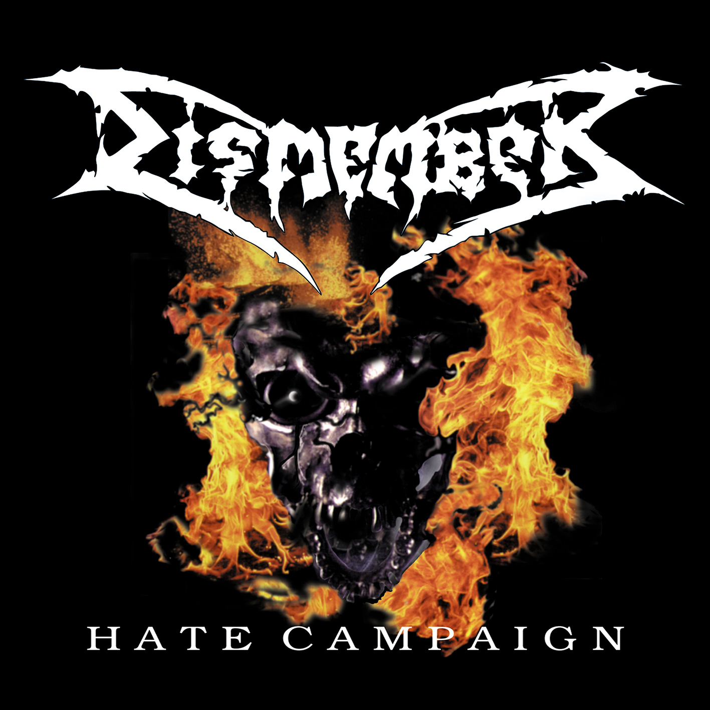 DISMEMBER - HATE CAMPAIGN (TRANSPARENT RED VINYL LP, REISSUE) - 2