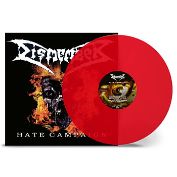 DISMEMBER - HATE CAMPAIGN (TRANSPARENT RED VINYL LP, REISSUE)