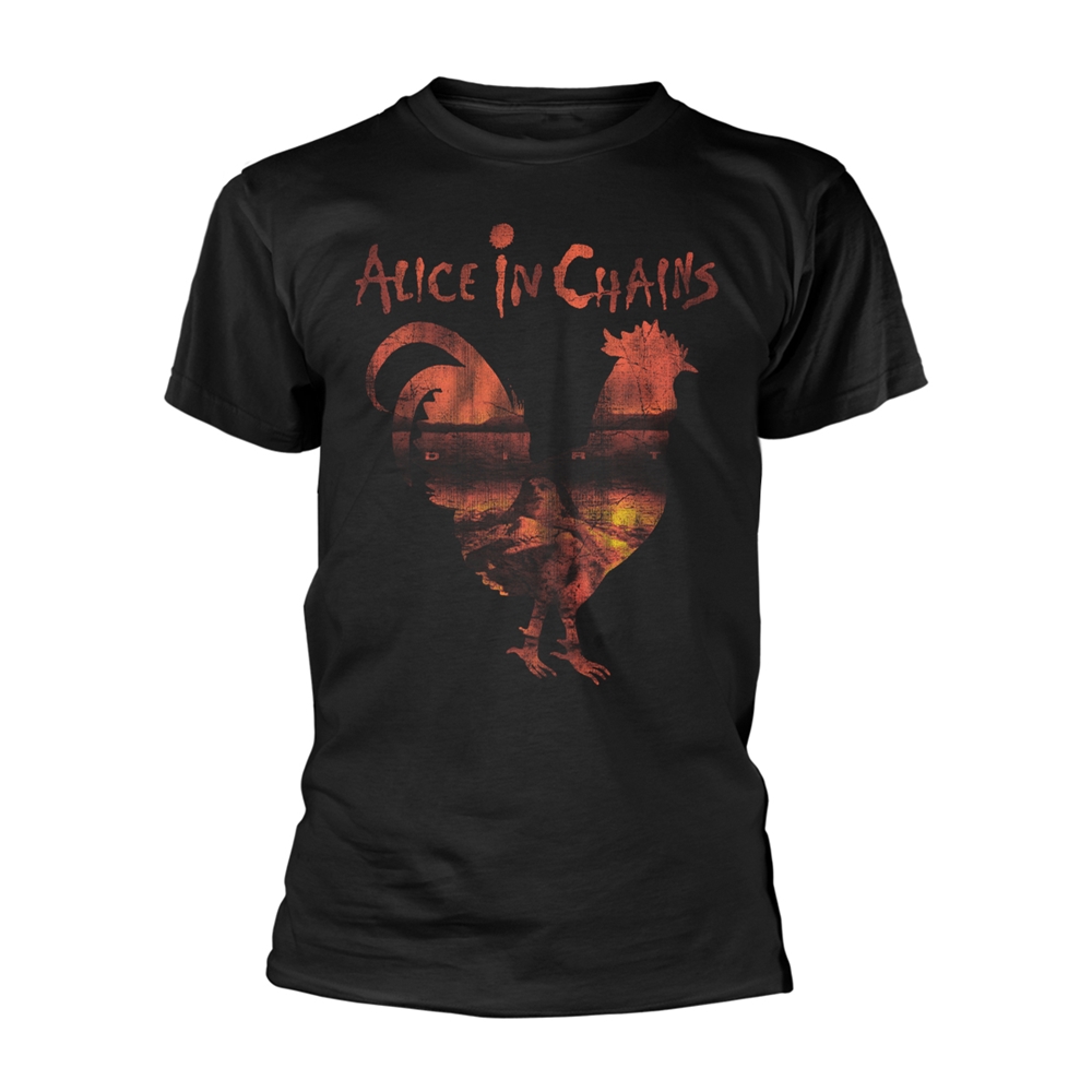 ALICE IN CHAINS - T-SHIRT, DIRT ROOSTER SILHOUETTE